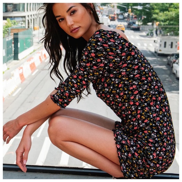 NWT Volcom Juniors' Stone Steezee Printed Mini Dress, size XSmall - Picture 9 of 10